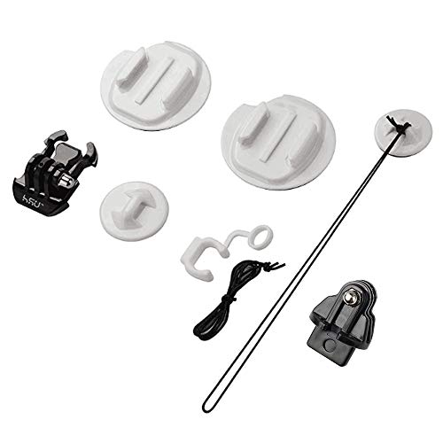 HSU Surf Mounts and Accessories for Ski, Snorkeling, Surfing, Wakeboarding Fitting GoPro Hero 13,12,11,10,9,8,7,6,5 Black, Silver, AKASO Campark, and Other Action Cameras (Surfing Kit) - Image 2