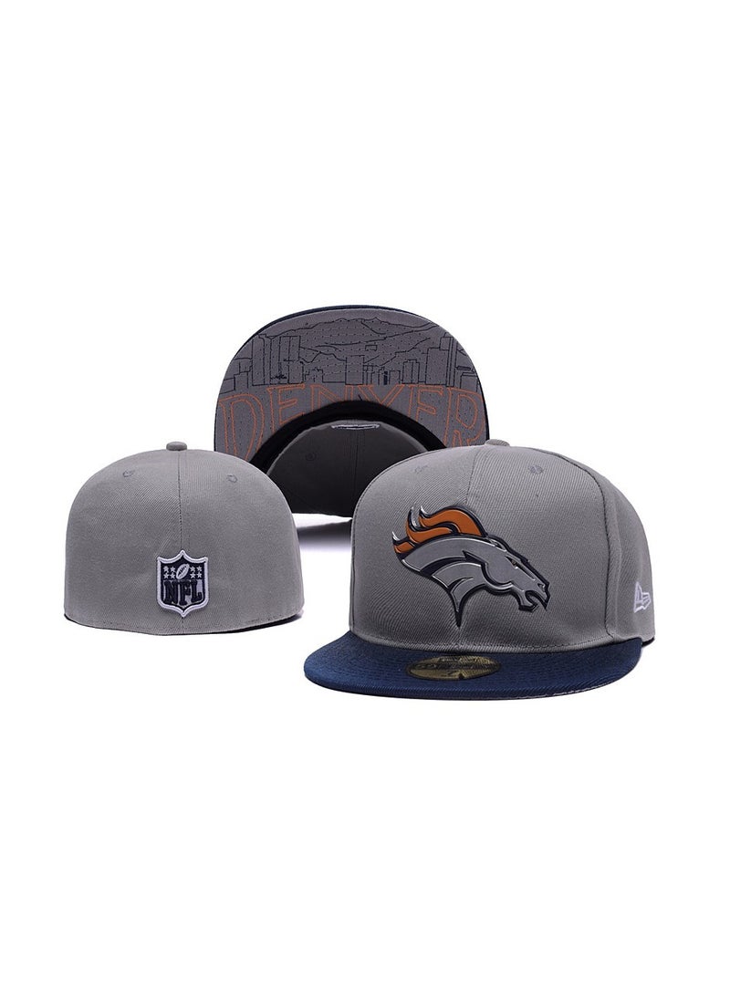 Generic - NEW YORK  3D Embroidered Fitted Baseball Team Cap with Closed Back for Sun Protection-55.8CM - Image 1