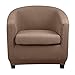 Lellen Lellen Club Chair Slipcover with Seat Cushion Cover Round Tub Accent Armchair Cover Reusable Sofa Stretch Covers for  - Image 2
