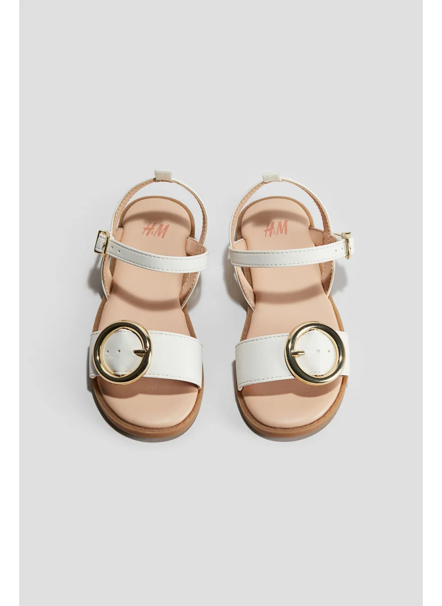 H&M Metallic-Shimmering Sandals