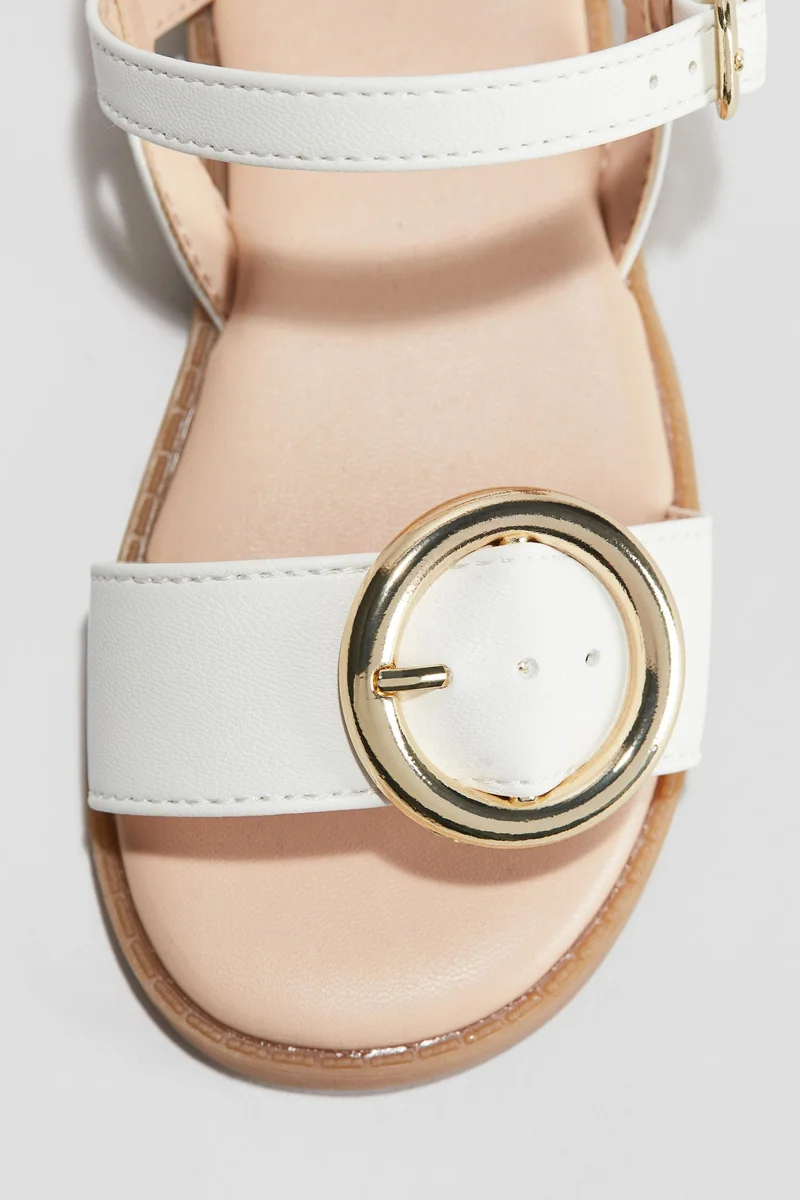 H&M Metallic-Shimmering Sandals