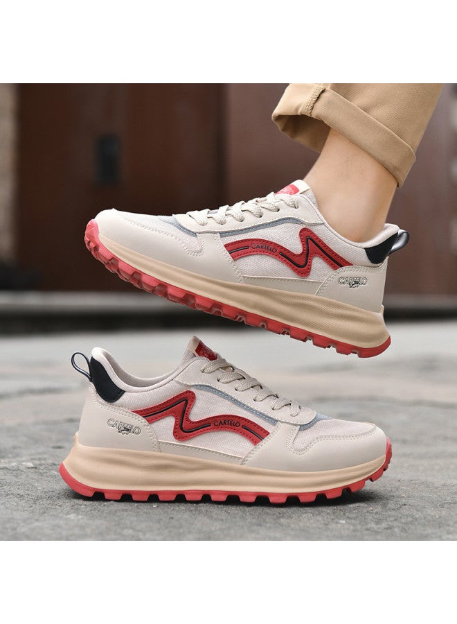 CARTELO Hot Sale】men's Retro Casual Shoes, Comfortable And Versatile Mesh Panel Sneakers, Trendy Breathable Men's Footwear - Image 4