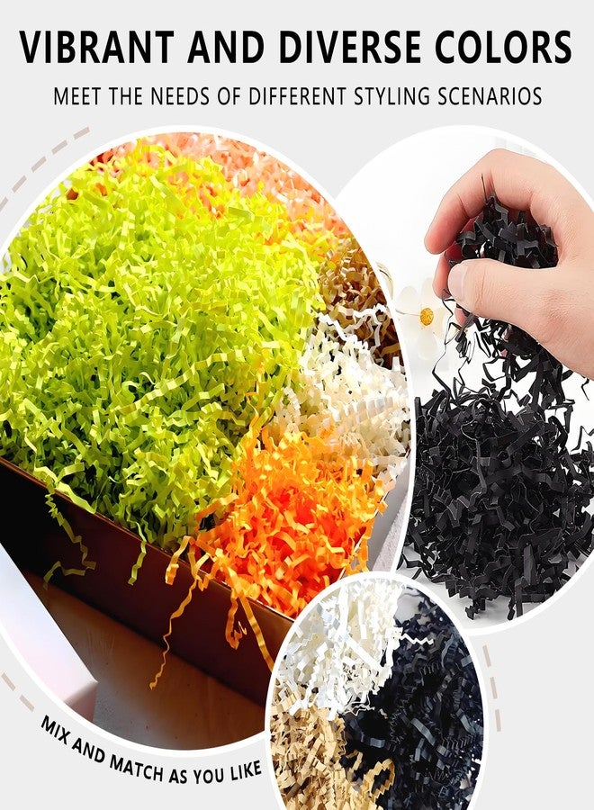 DOTUHAO Crinkle Cut Paper Shred Filler Black Crinkle Shredded Paper for Gift Box - Gift Basket Bag Filler - Grass Cushion Stuffing for Valentine's Day Halloween Holiday Packaging Wrapping - 4 oz - Image 5