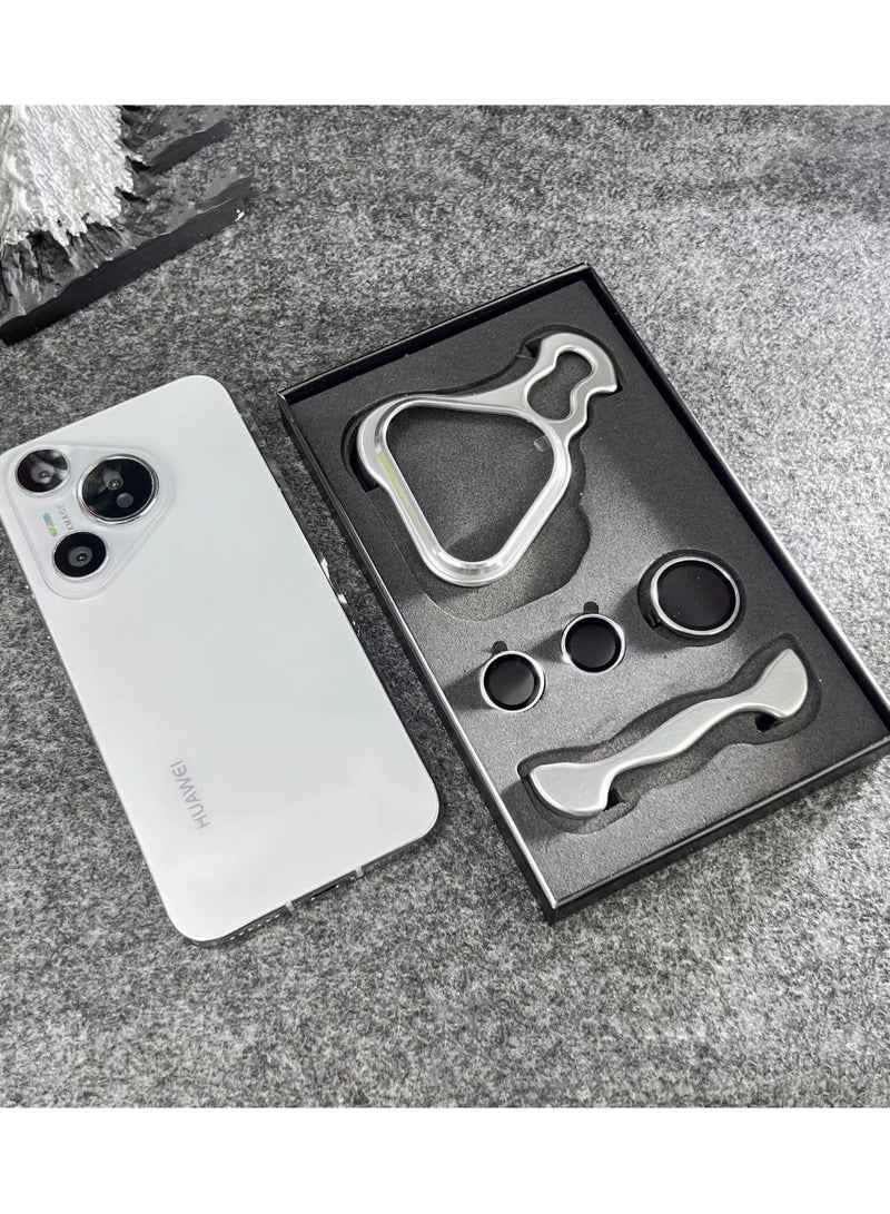 عام غطاء هاتف من سبائك الألومنيوم بدون إطار لهواوي بورا 70 الترا - فيلم واقي خاص للعدسات المعدنية. - Image 1