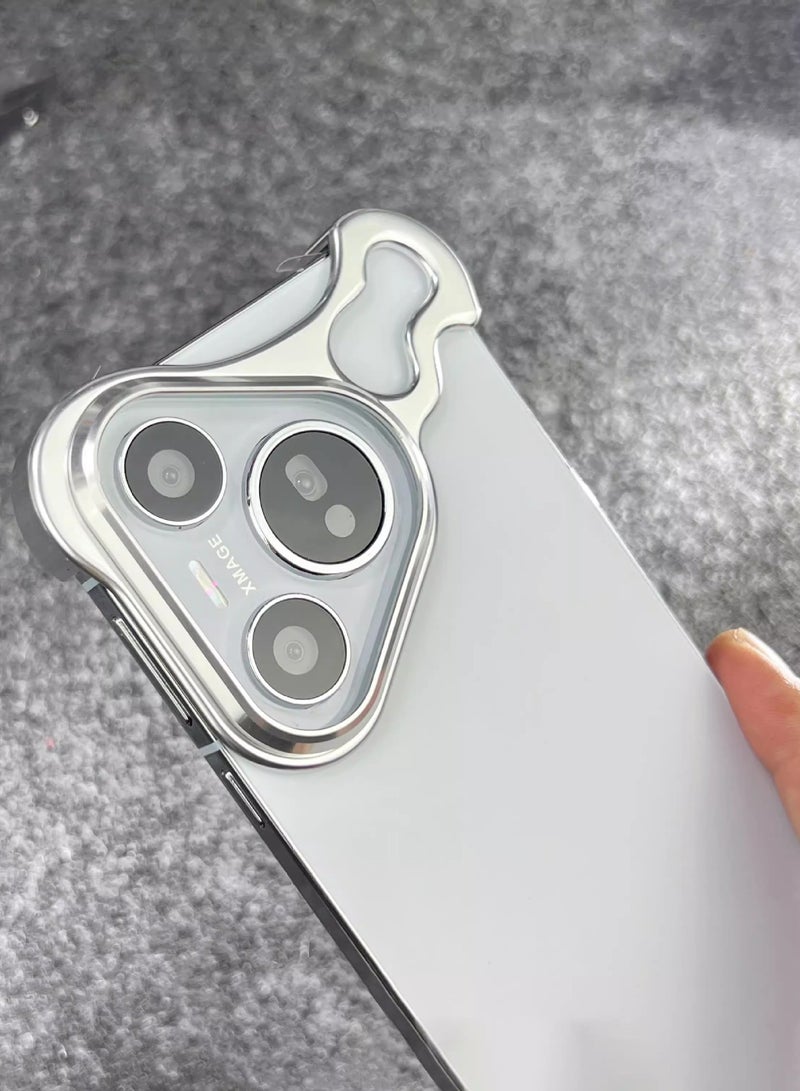 عام غطاء هاتف من سبائك الألومنيوم بدون إطار لهواوي بورا 70 الترا - فيلم واقي خاص للعدسات المعدنية. - Image 5