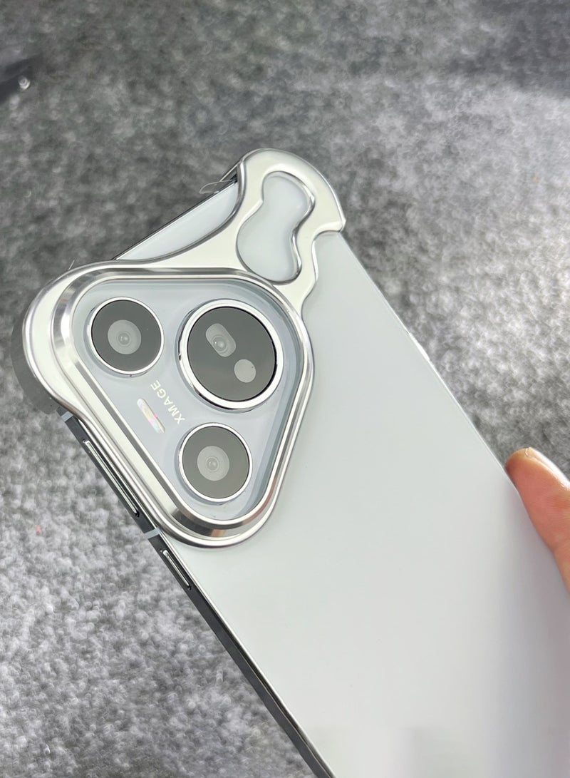 عام غطاء هاتف من سبائك الألومنيوم بدون إطار لهواوي بورا 70 الترا - فيلم واقي خاص للعدسات المعدنية. - Image 2