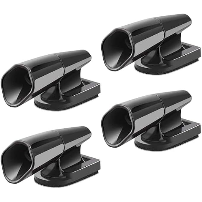 rayihni 4PCS Car Deer Whistle, Ultrasonic Deer Warning, Car vehicles Motorcycle Warning Devices (Black) - Image 2