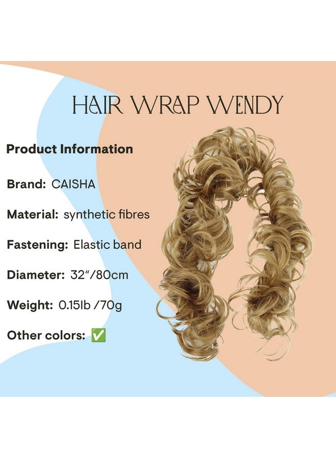 كايشا هيربيسي الشعر التفاف ألياف صناعية مقاومة للحرارة مجعد فوضوي أوبدو القذرة شقراء Hw13 - Image 2