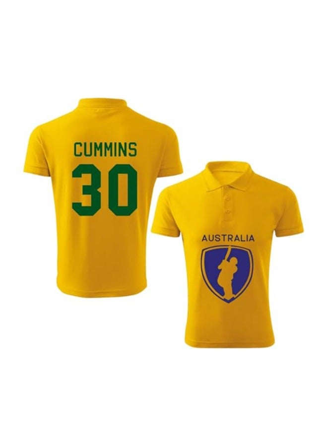 Australia Jersey For Adults-Australia Dry-Fit T-Shirt For Men And Women-Australia Cricket Jersey For Unisex Adults-Perfect For Sports,Matches And Events - Image 1