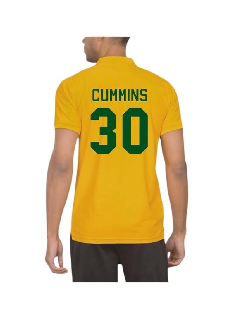Australia Jersey For Adults-Australia Dry-Fit T-Shirt For Men And Women-Australia Cricket Jersey For Unisex Adults-Perfect For Sports,Matches And Events - Image 2