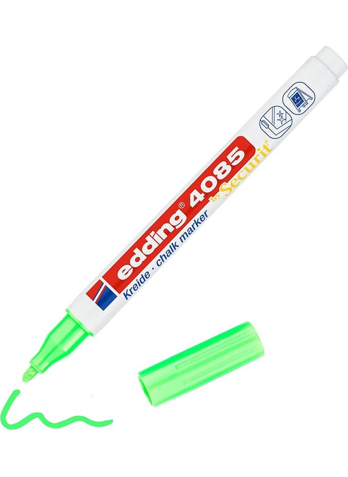 Edding 4085 Liquid Chalk Pen for Blackboard and Glass Highlighter Green 