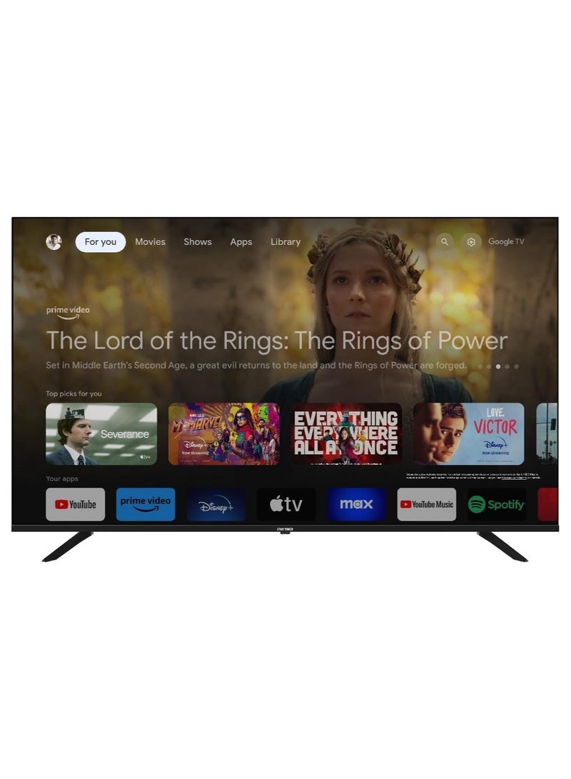 ستار تراك تلفزيون جوجل الذكي 65 بوصة 4K HDR مع كروم كاست مدمج ومساعد جوجل، تحكم صوتي بدون استخدام اليدين مع دولبي اتموست دولبي فيجن اطار نحيف - Image 1