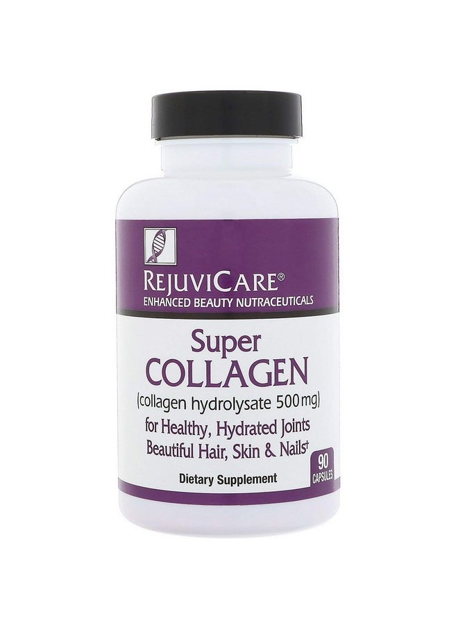 REJUVICARE - Super Collagen Capsules For Beauty, Healthy Joints, Hair, Skin, & Nails, 90 Servings, Multi, (N8745) - Image 1