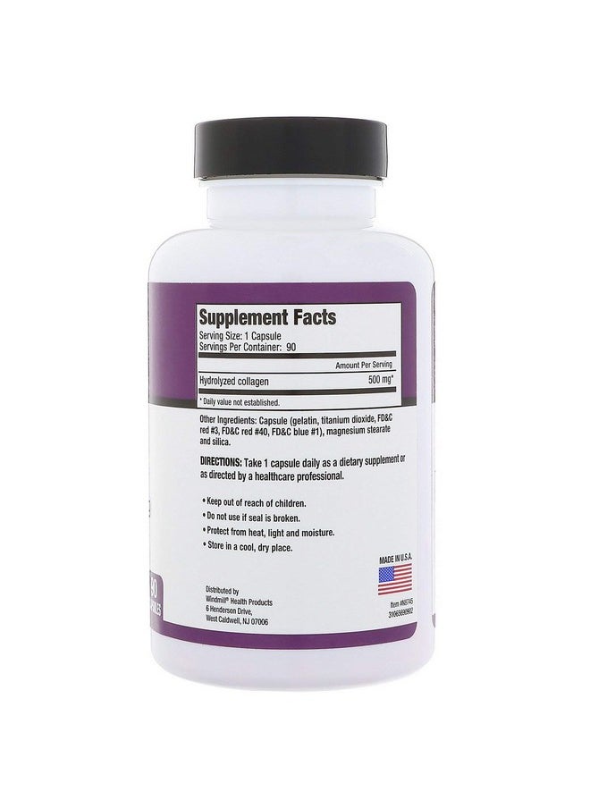 REJUVICARE - Super Collagen Capsules For Beauty, Healthy Joints, Hair, Skin, & Nails, 90 Servings, Multi, (N8745) - Image 1