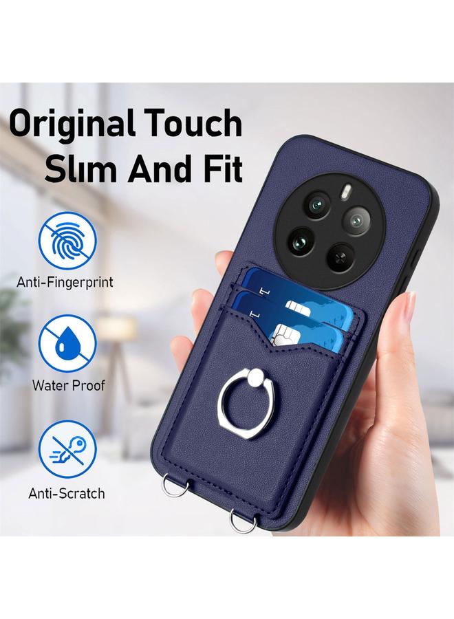 erorex Case For Realme 12+ 5G India / P1 5G India R20 Ring Card Holder Phone Case - Image 5