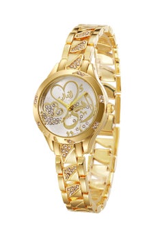 Elanova My dear mother, a women's stainless steel watch encrusted with crystals, gold color  - Image 1
