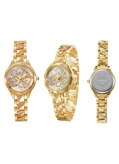 Elanova My dear mother, a women's stainless steel watch encrusted with crystals, gold color  - Image 4