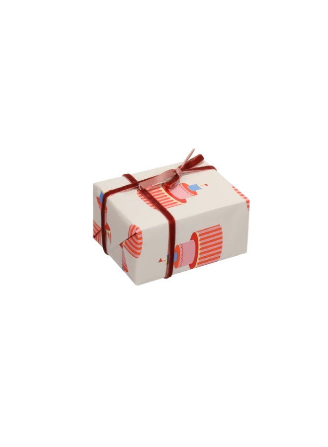 KadoDesign Birthday Cake Wrapping Paper Roll - Image 4
