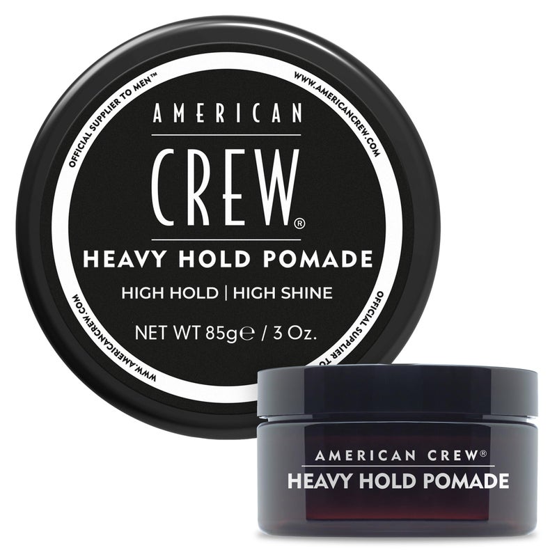 American Crew Men's Hair Pomade, Like Styling Gel with Heavy Hold & High Shine, Stocking Stuffer for Him, 3 oz - Image 1