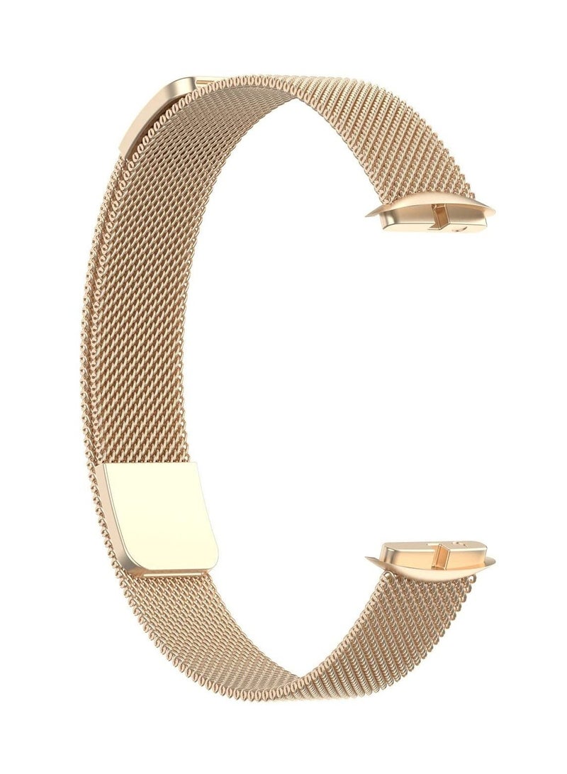 Stainless Steel Mesh Magnetic Milanese Replacement Metal Bands for Fitbit Luxe Special Edition Smartwatch Fitness Tracker  - Image 5