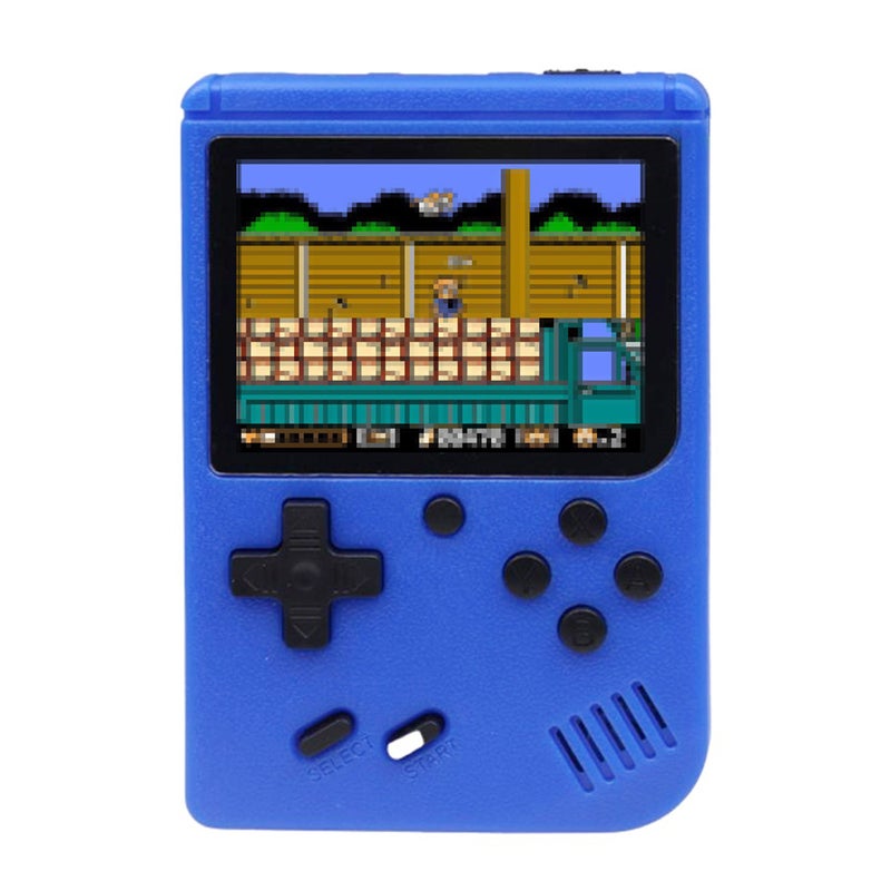 Portable Game Console: 3 Inch Large Screen, Built-in 400 Games - Mini Compact Navy Blue Handheld Game Console for 2 Players, Retro Gaming, TV Connection - Image 1