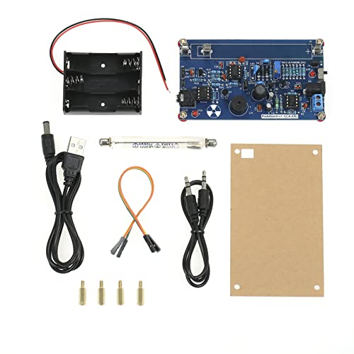Shkalacar Assembled DIY Geiger Counter Kit, DIY Nuclear Radiation Detector Kit with Miller Tube, Portable Geiger Counter, Assembled Radiation Detector System Experimental Module - Image 5