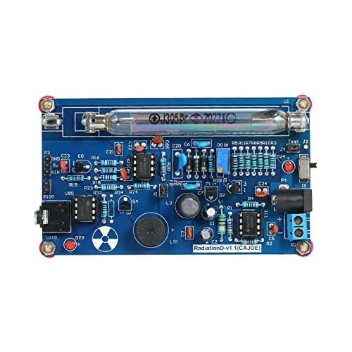 Shkalacar Assembled DIY Geiger Counter Kit, DIY Nuclear Radiation Detector Kit with Miller Tube, Portable Geiger Counter, Assembled Radiation Detector System Experimental Module - Image 4