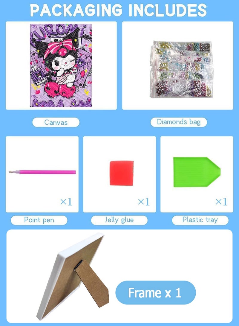 5D الماس اللوحة كيت مع الإطار، الماس دي الفن الحرفية اللوحة، الماس اللوحة ملصقات - Image 4
