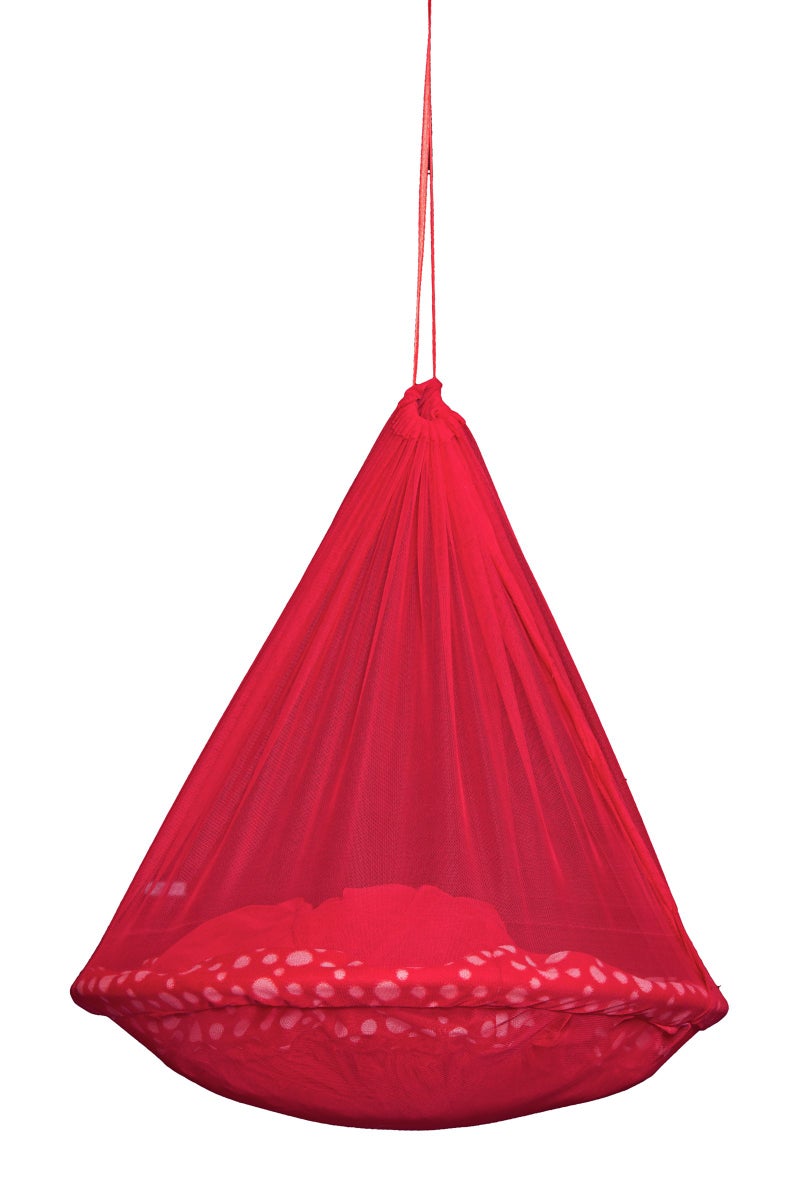 CREATIVE TEXTILES Creative Textile Stylish Pink Color Mosquito Net Size:- Coutson Crib - Image 2