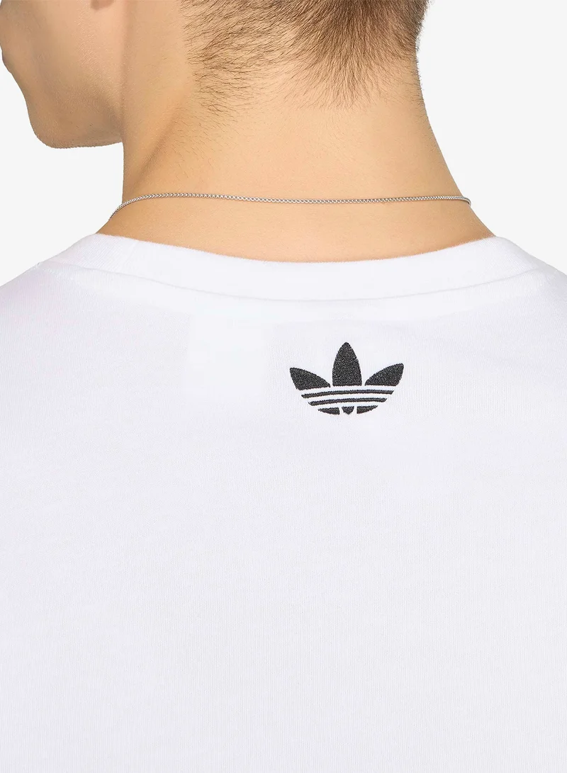 Adidas Originals WHITE Archive Anime Football Graphic T-Shirt for Men | Best Price UAE