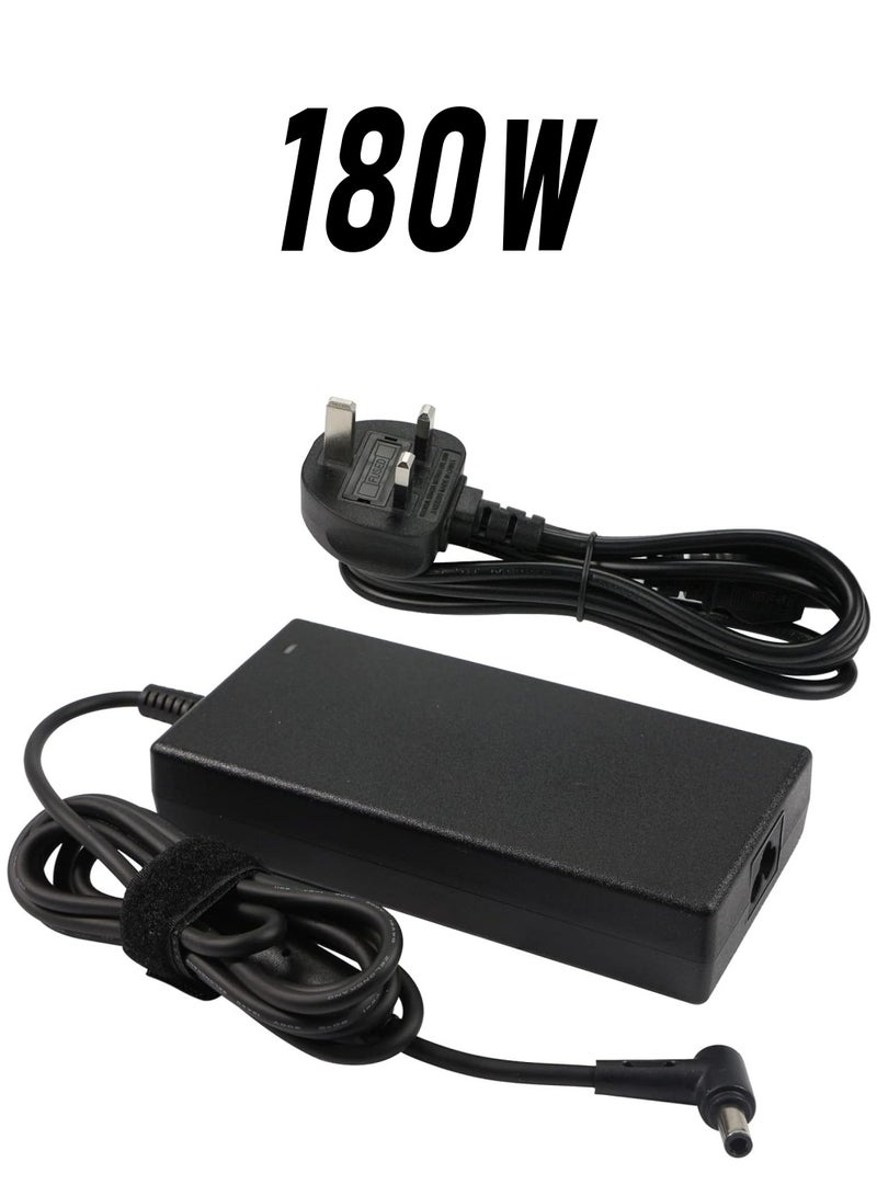 180W Laptop Charger 19.5V 9.23A 6.0x3.7mm AC Adapter Compatible with Asus ROG Zephyrus G14 G15 GA401IV GA401IU GA502D GU501G GM501GM FX505GD TUF505DT TUF765GE FX705GM FX705GD Power Supply - Image 1