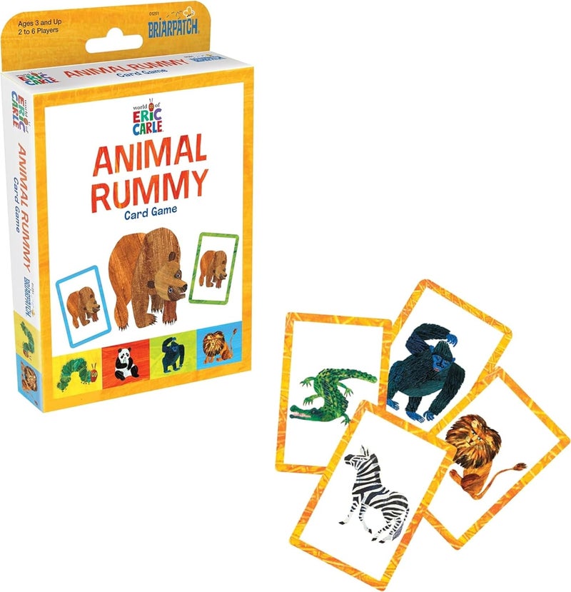 Briarpatch The Very Hungry Caterpillar Animal Rummy Card Game for Ages 3+ - Image 1