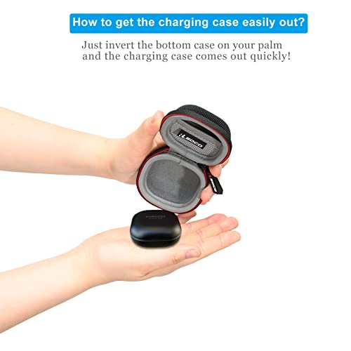 RLSOCO Hard Case for Samsung Galaxy Buds FE/2 Pro/Core/2/Live/Buds Pro True Wireless Bluetooth Earbud Headphones (Black) - Image 5
