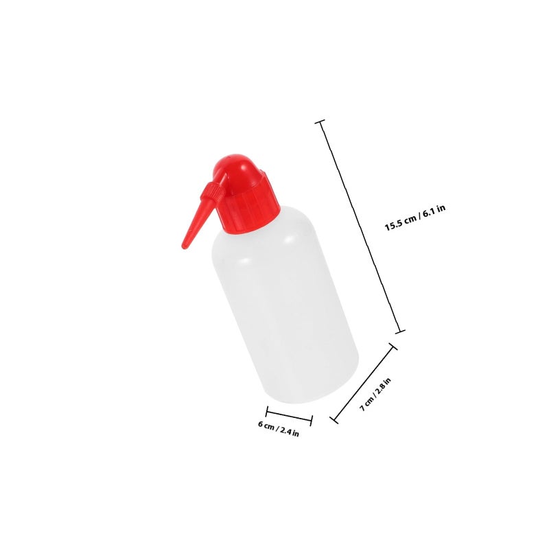 250ml Narrow Mouth Wash Bottle with Scale 2 Pack Laboratory Graduated Portable Cleaning Bottle - Image 3