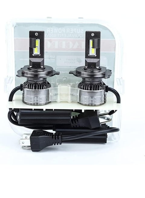TAC Pro LED car light bulbs for the front and rear headlights of the car, original (H 4), suitable for many cars