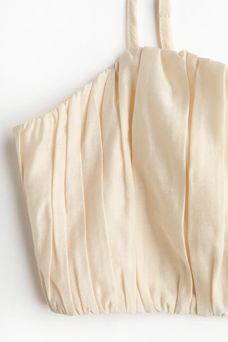 H&M Gathered crop top