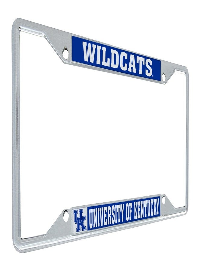 Desert Cactus University of Kentucky Wildcats UK Car Accessories Metal License Plate Frame and Tag Holder for Front or Rear of Car (Mascot) - Image 1