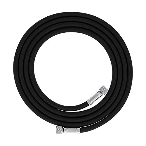 Master Airbrush Premium 25 Foot Nylon Braided Airbrush Hose - 1/8" BSP Air Brush Adapter Fitting Connectors on Both Ends - Image 1