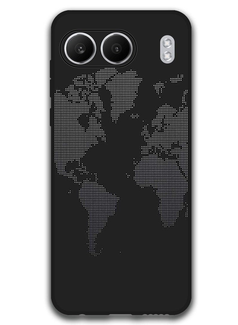 Theodor Protective Case Anti Scratch Shock Proof Bumper Cover For OnePlus Nord 4 Map In Dots - Image 1