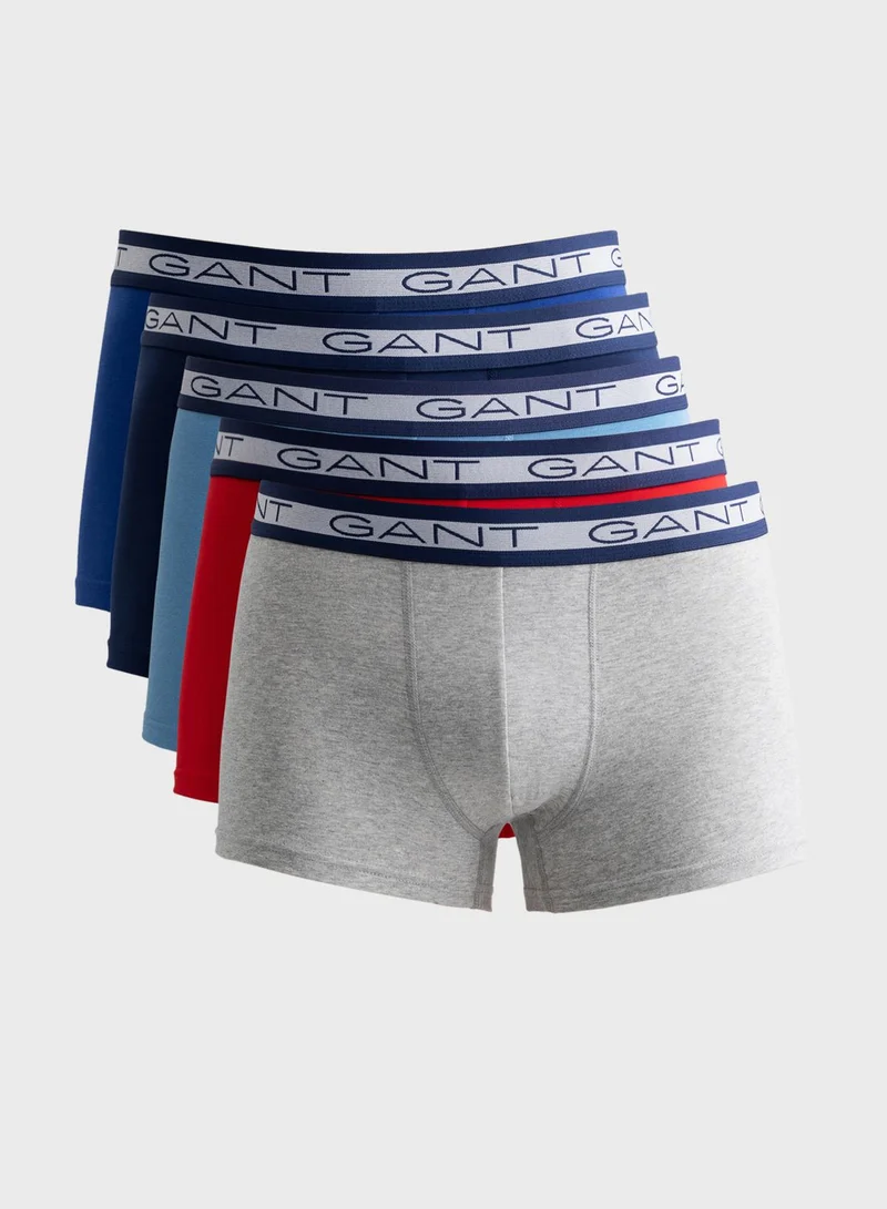 GANT 5 Pack Logo Trunks