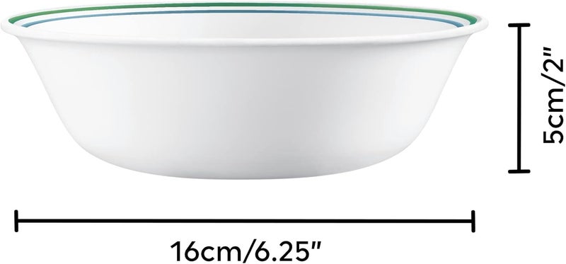 Corelle Dinnerware Set Set of 4 Bowls Country Cottage Set for 4  Includes 4 x CerealSoup Bowls - Image 2