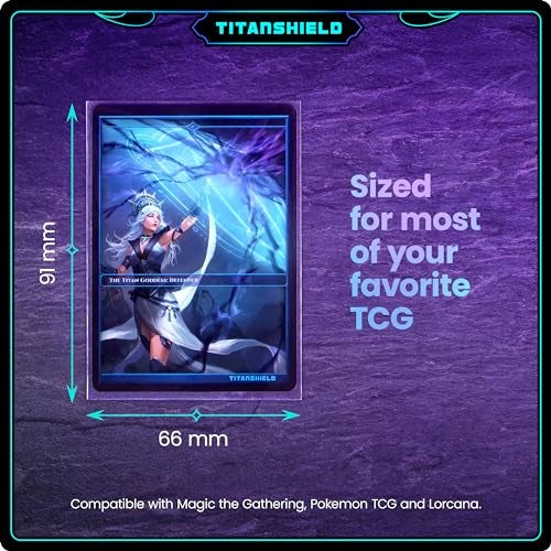 TitanShield Premium Clear Card Sleeves for Pokemon, Standard TCG, MTG Magic The Gathering, Lorcana, One Piece, Digimon, Flesh & Blood, Standard Board Games, Trading Card Sleeves (450 CT) - Image 3