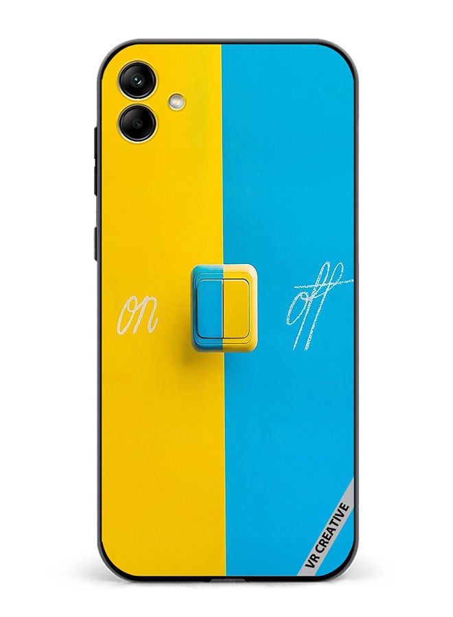 VR CREATIVE Protective Case Cover For Samsung Galaxy A04 On Off Design Multicolour - Image 1