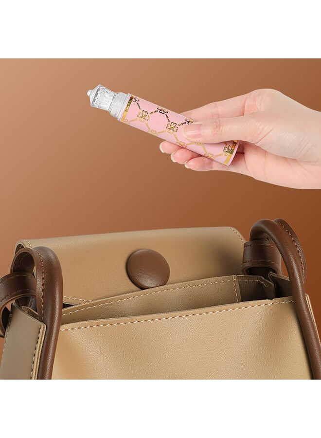 مجموعة فرشاة أسنان سفر قابلة للطي، رأس مضغوط، فرشاة أسنان صغيرة مع حقيبة فرشاة أسنان، فرشاة أسنان ناعمة الشعيرات للبالغين (مقبض مطبوع 4 قطع) - Image 4