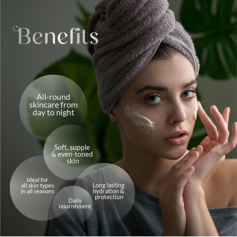 ADVEN All Purpose Face Cream Long Lasting Hydration Daily Nourishment Ideal For All Skin Types In All Season100Gmx2 - Image 3