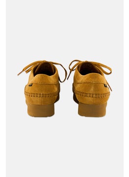 clarks Men Lace Up Casual Shoes, Mustard  - Image 2