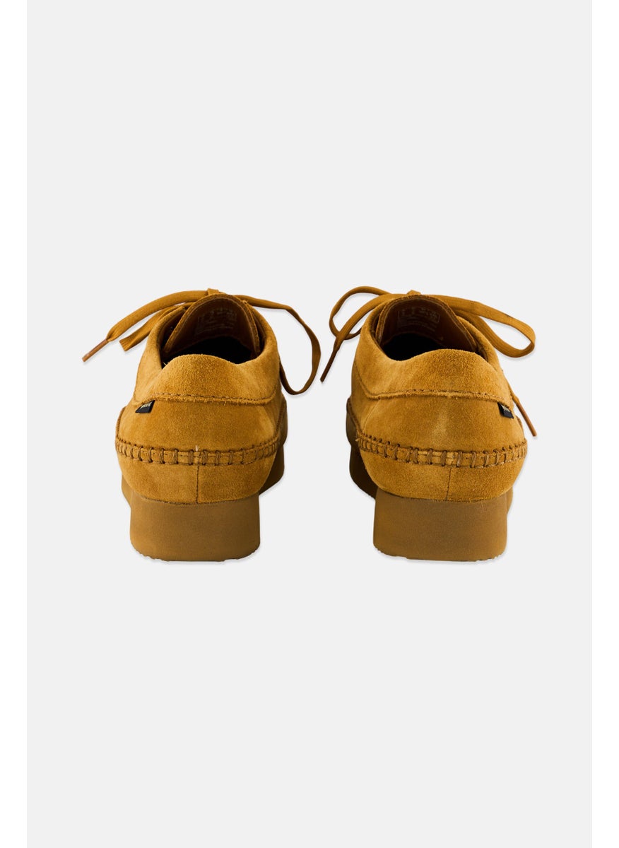 clarks - Men Lace Up Casual Shoes, Mustard - Image 1