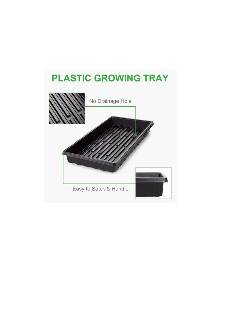 Generic Plastic Growing Trays Seed Tray Seedling Starter for Greenhouse Hydroponics Seedlings Plant Germination  - Image 3