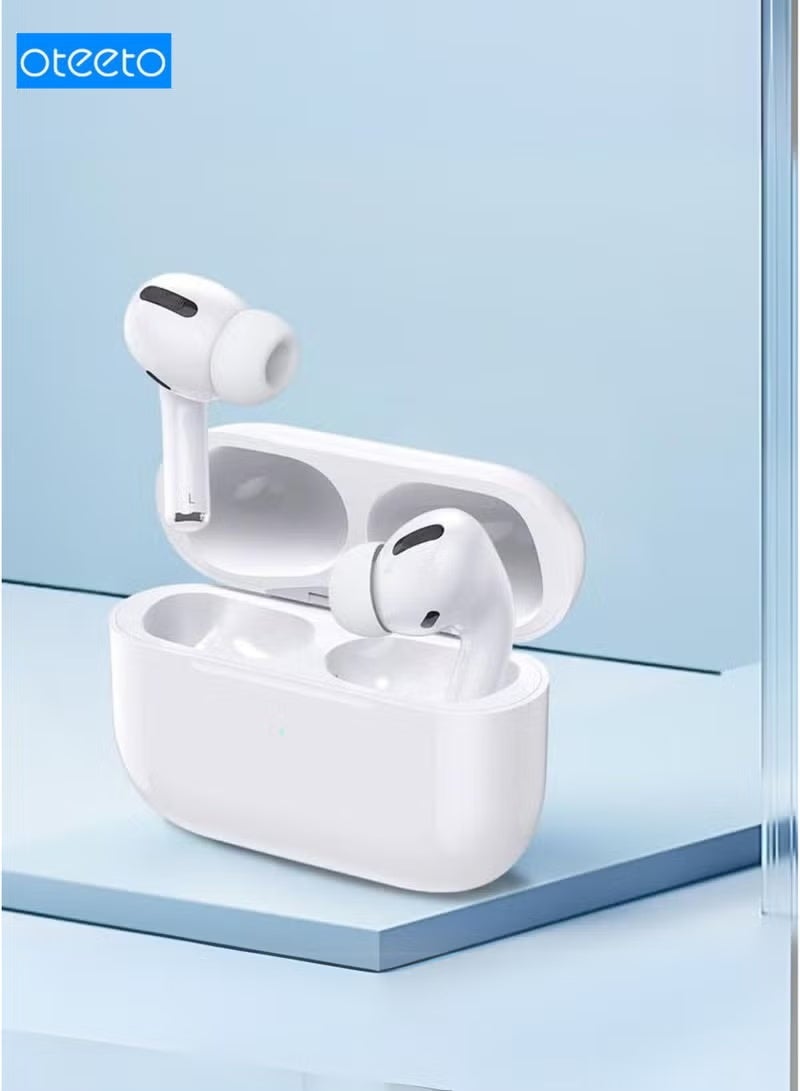 Oteeto 105 Wireless Bluetooth Earbuds with HiFi Sound, Noise Cancellation, Smart Touch Control, Long Battery Life, True Wireless Earphones with Microphone for Music, Calls, Videos and Everyday Use - Image 2