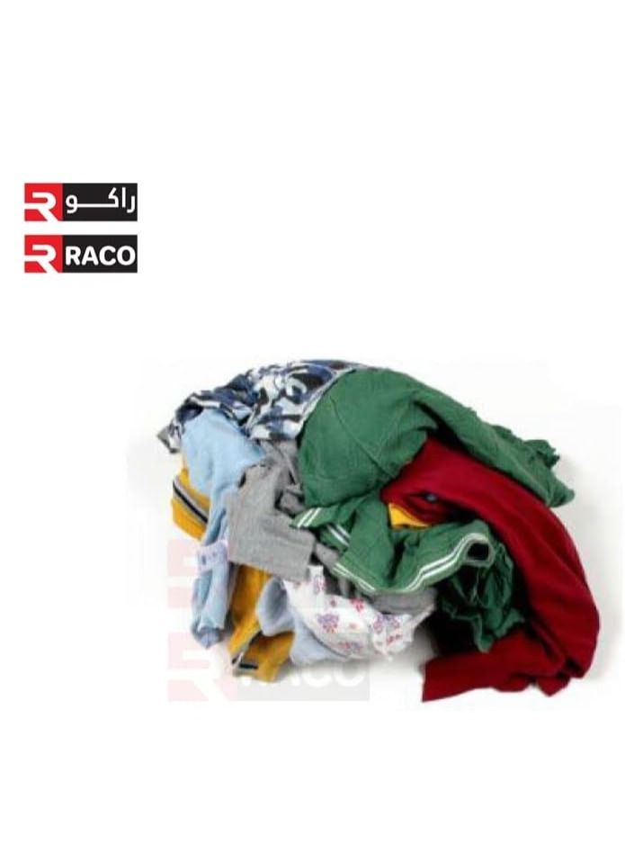 RACO RACO Cotton Waste Rags Premium Knit Cotton Cloth Wiping Rags-5KG (MIX COLOR)  - Image 4